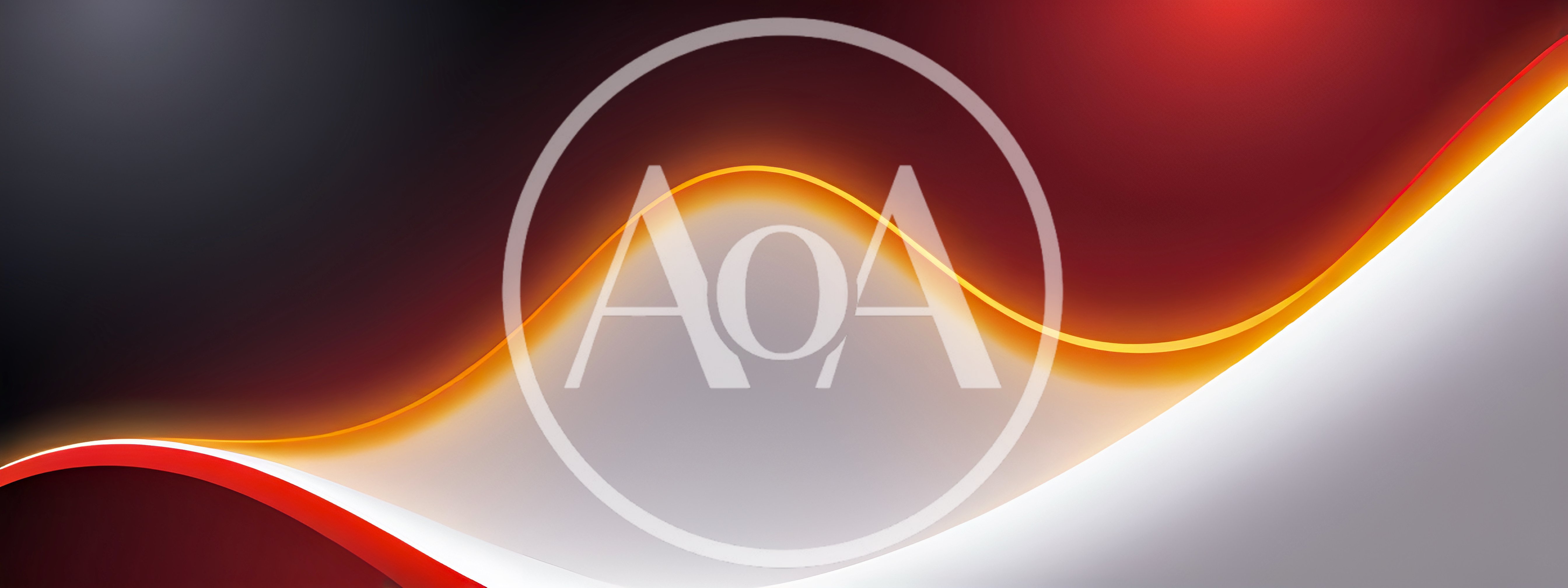 Abstract Background With Glowing Orange Wave Lines