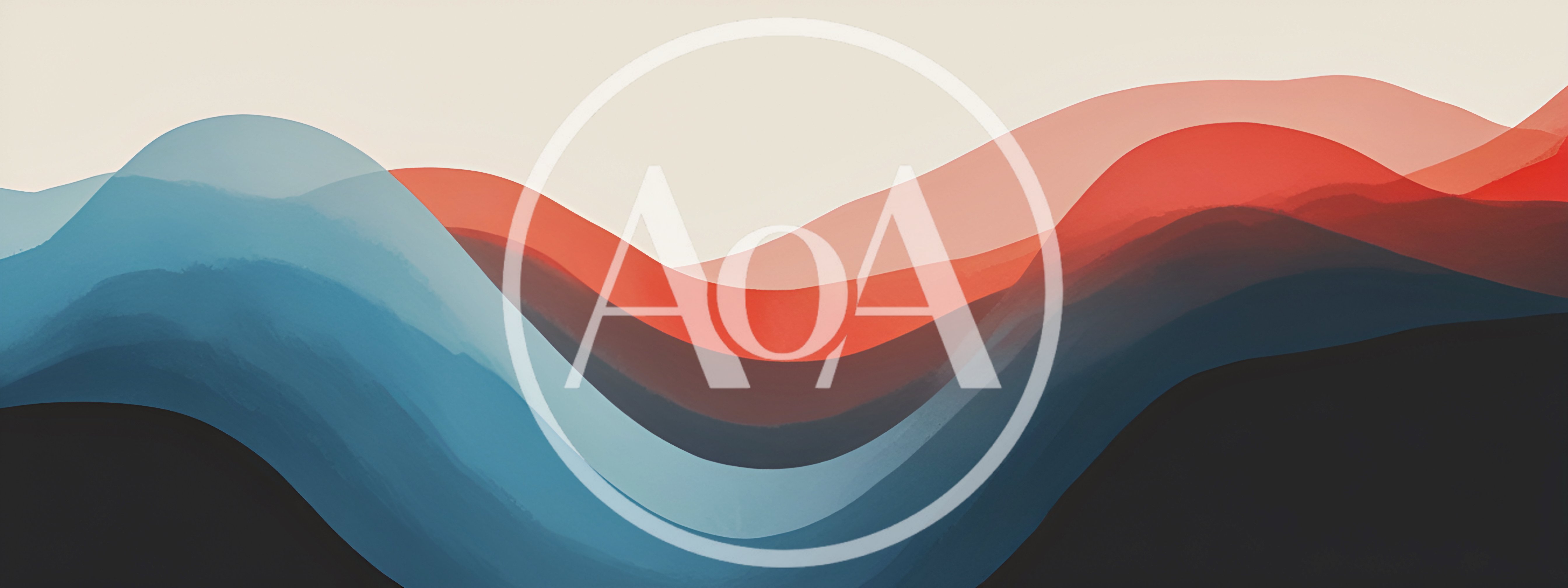 Abstract Wavy Layers With Gradient Color Transitions
