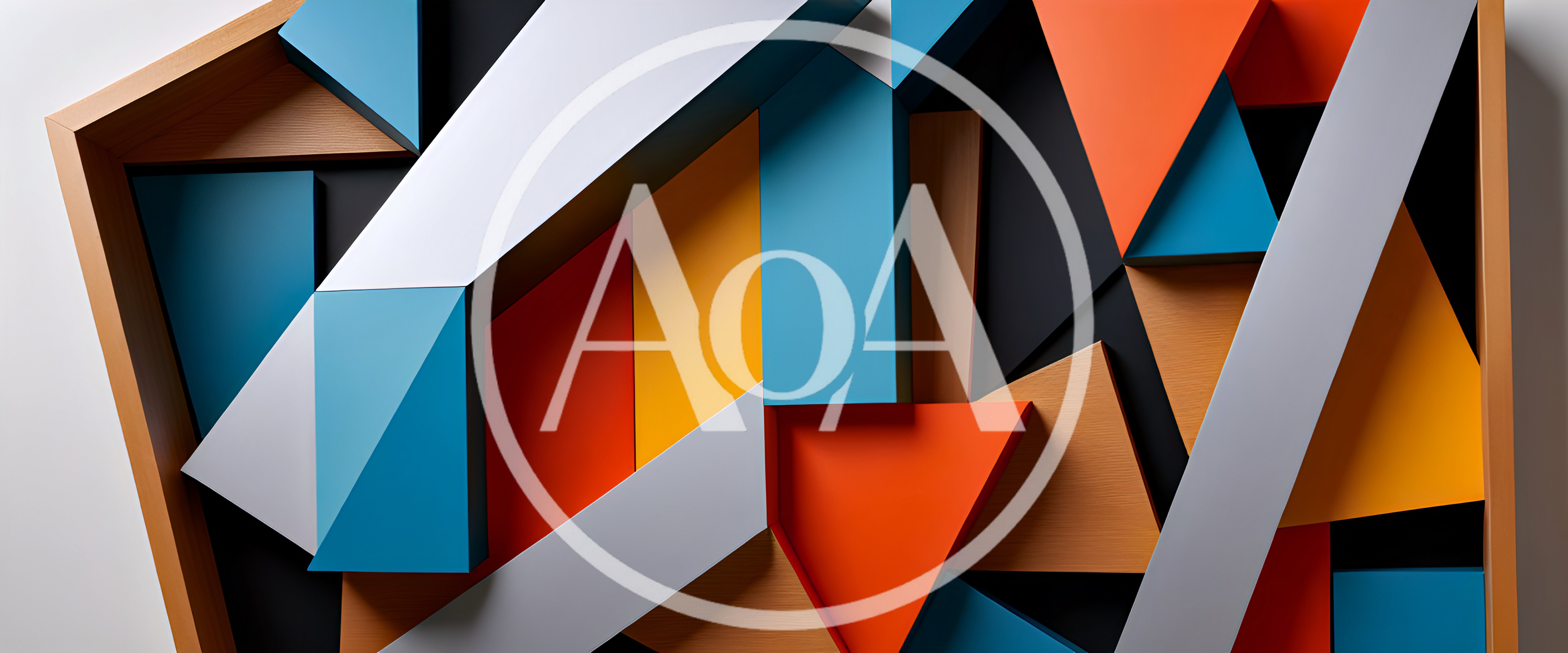 Abstract Geometric 3D Wall Art Composition