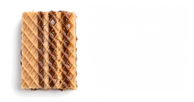 Single Wafer Cookie With Chocolate Drizzle