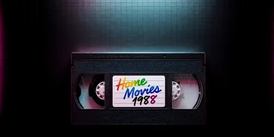 Vintage VHS Cassette Tape Labeled Home Movies 1988