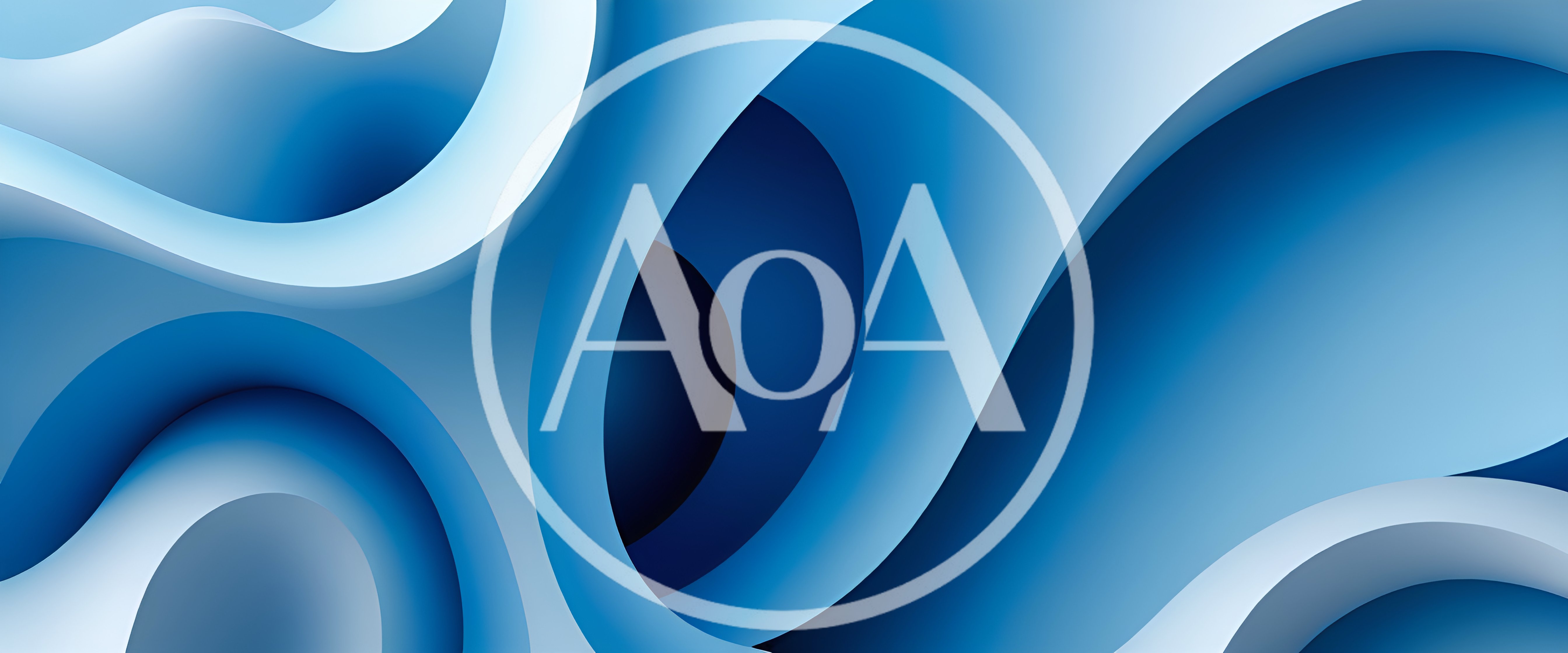 Abstract Blue Wave Layers Background