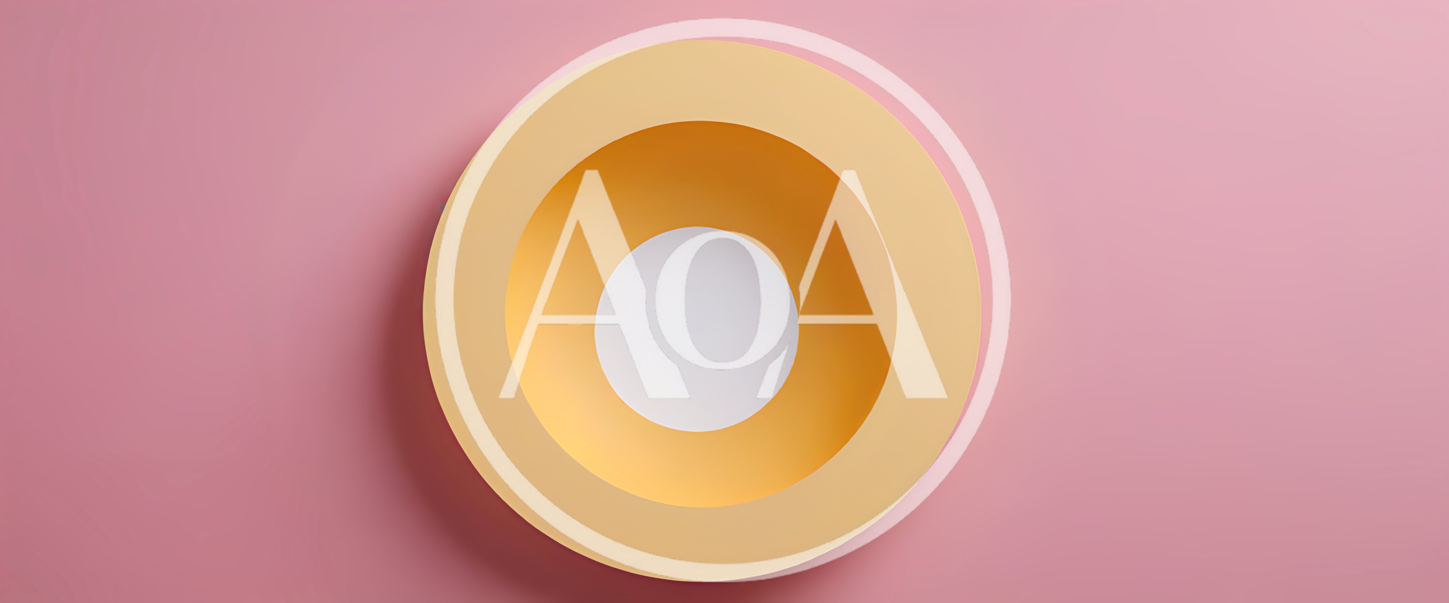 Minimalist 3D Rendered Yellow Circular Platform