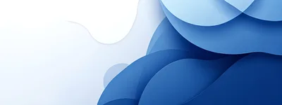 Abstract Blue Wave Layers Background