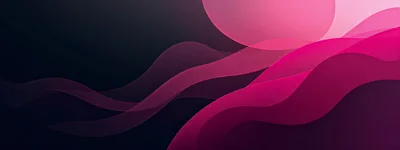 Abstract Pink And Dark Purple Wavy Background
