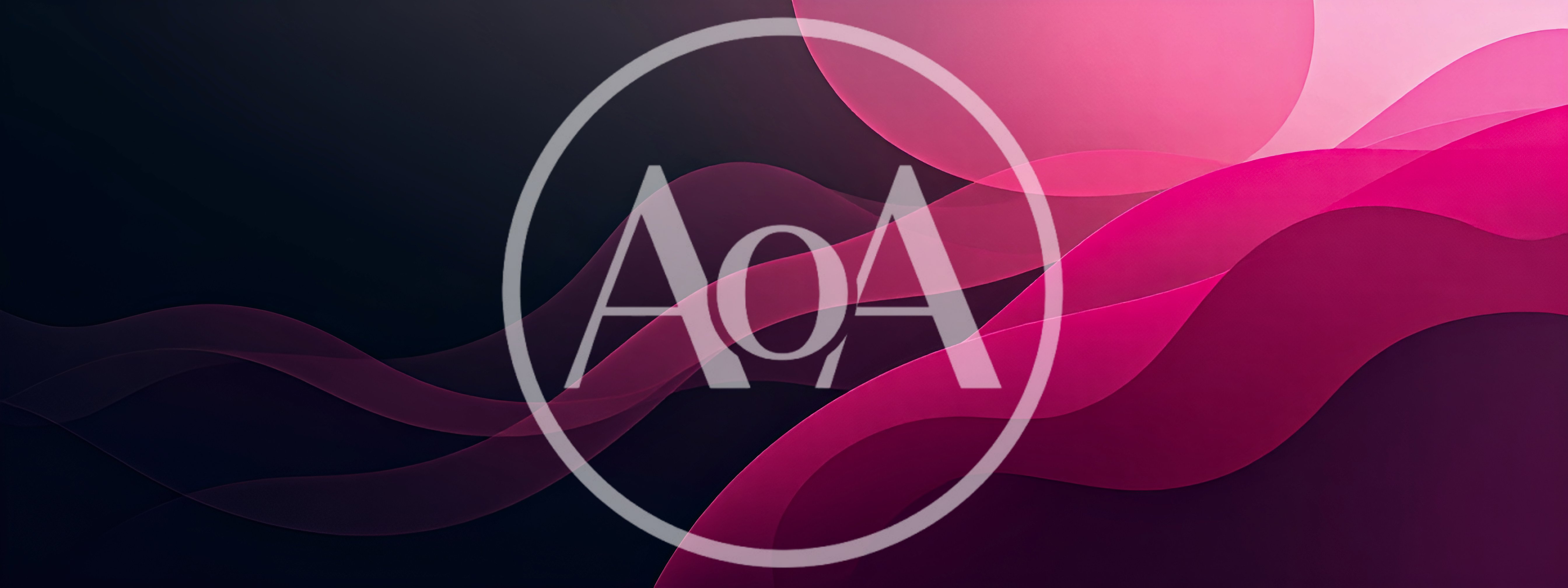 Abstract Pink And Dark Purple Wavy Background