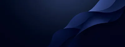 Abstract Dark Blue Wavy Layered Background