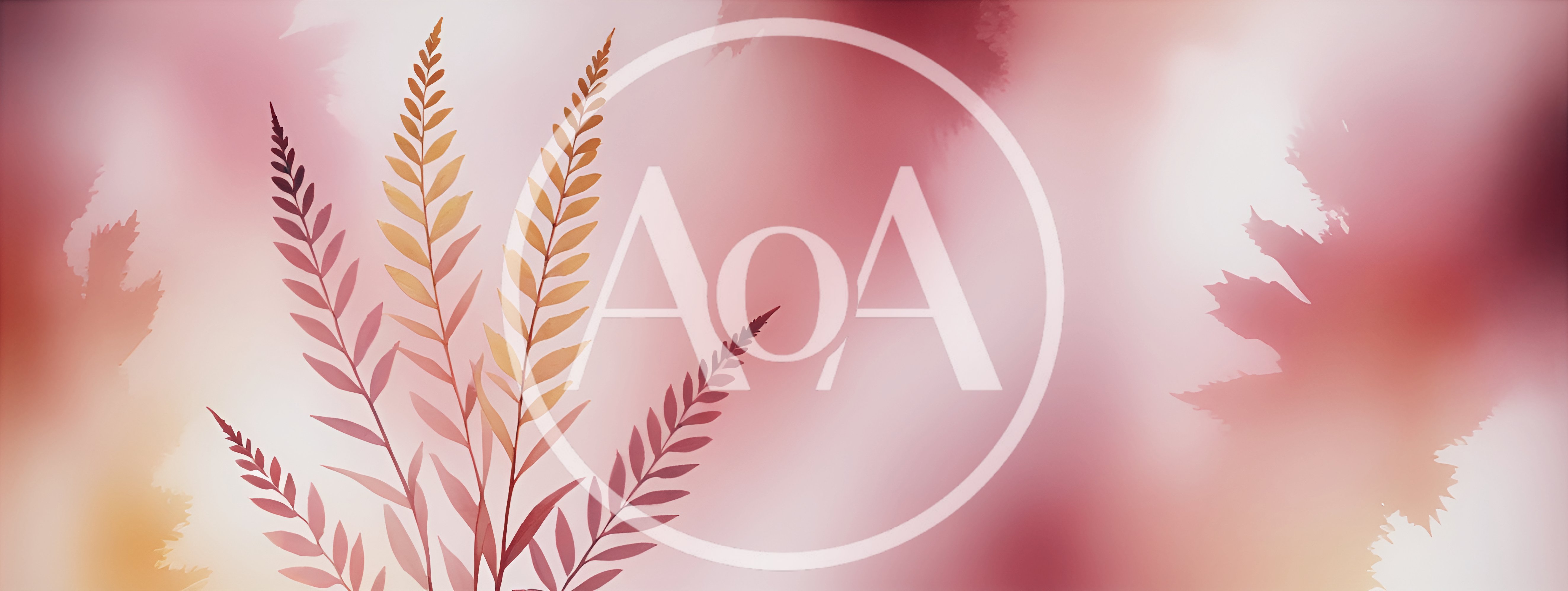Watercolor Botanical Illustration With Fern Leaves