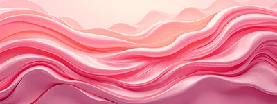 Abstract Pink Wavy Silk Fabric Background