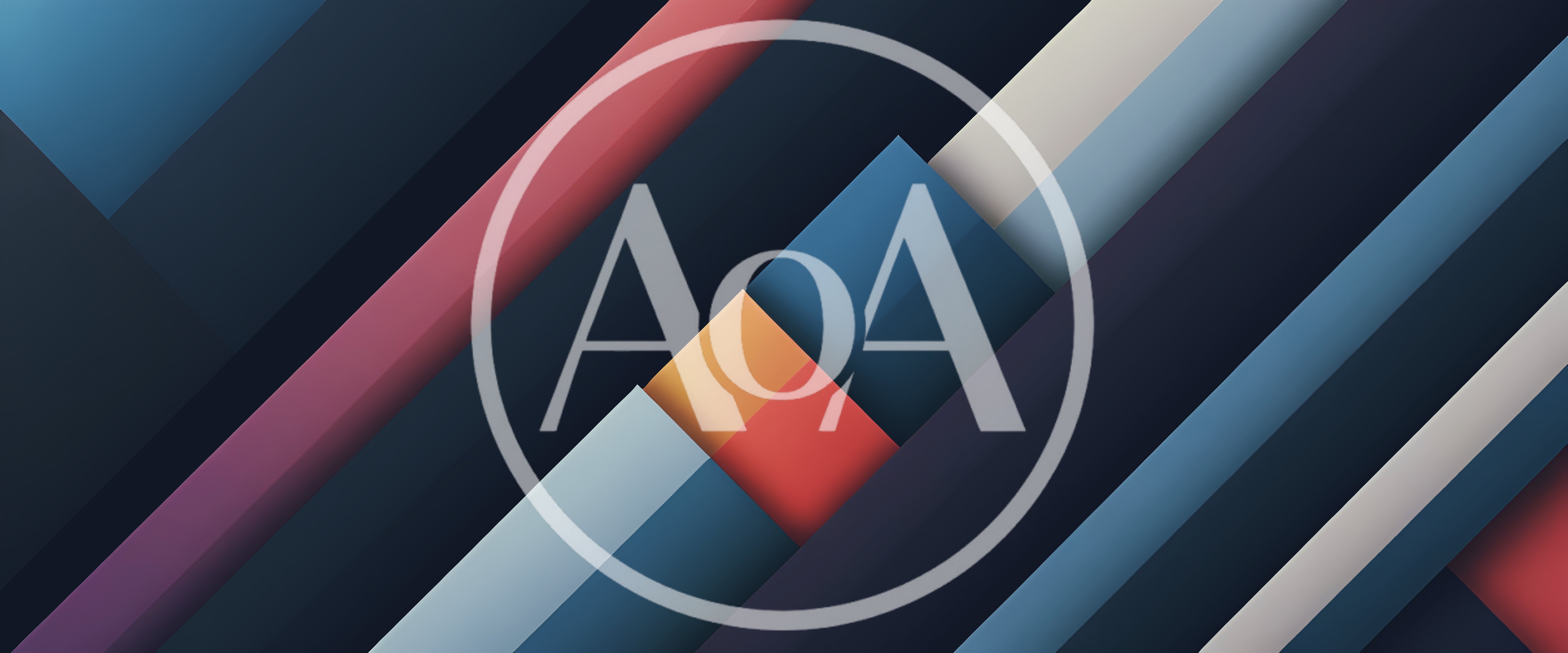 Abstract Geometric Background With Diagonal Colorful Layers