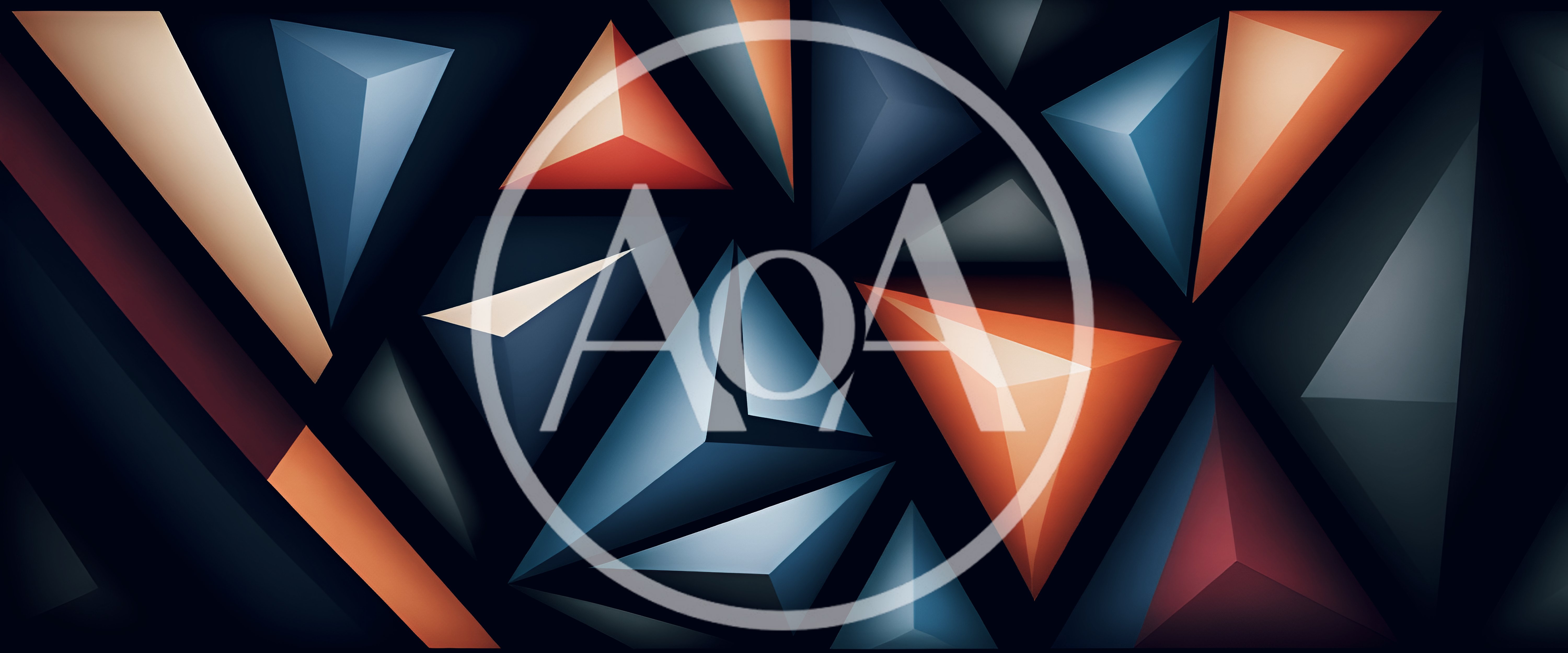 Abstract Geometric 3D Triangles Background Pattern