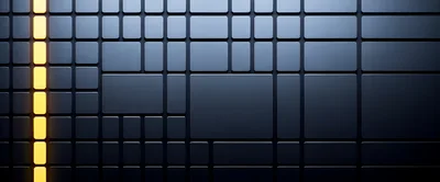 Abstract Geometric Background With Glowing Yellow Vertical Strip