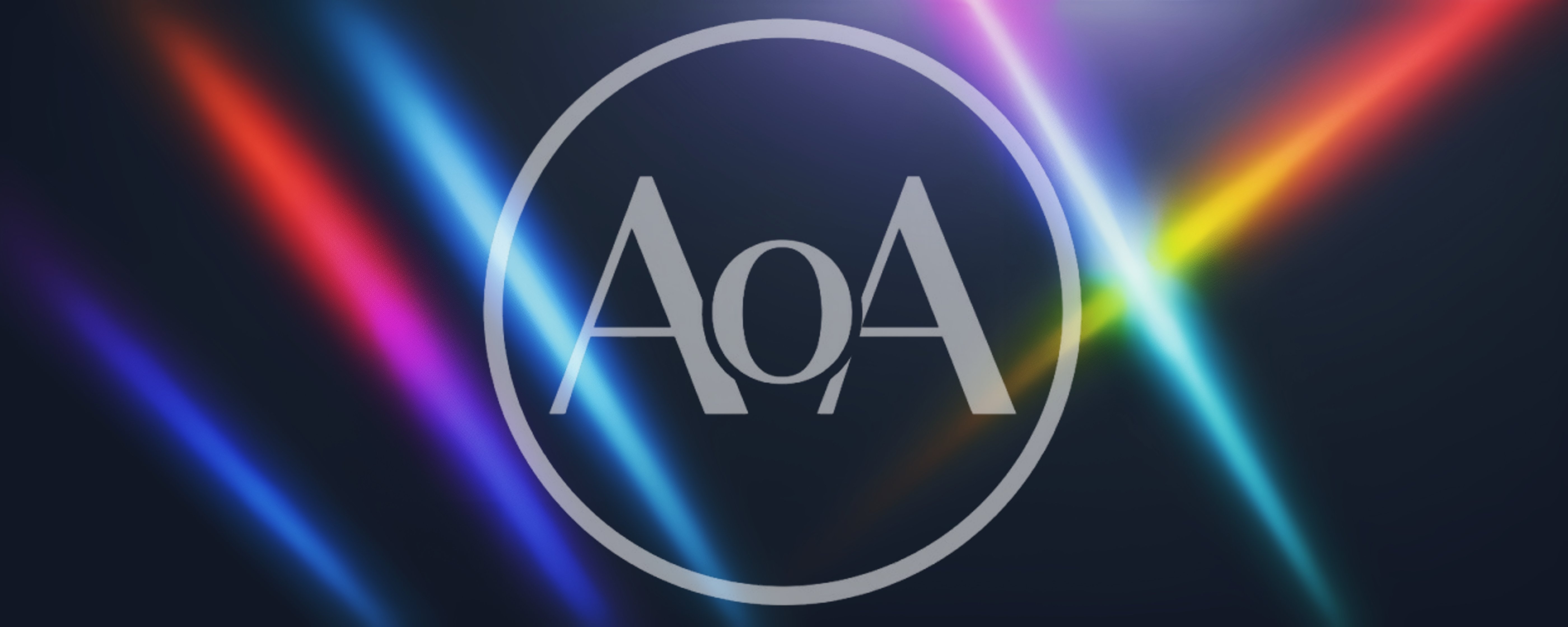 Abstract Background With Colorful Diagonal Light Beams
