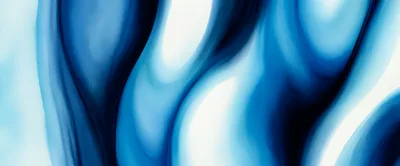 Abstract Blue Fluid Ink Swirl Background