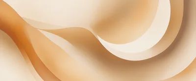 Abstract Beige And Gold Flowing Wave Background