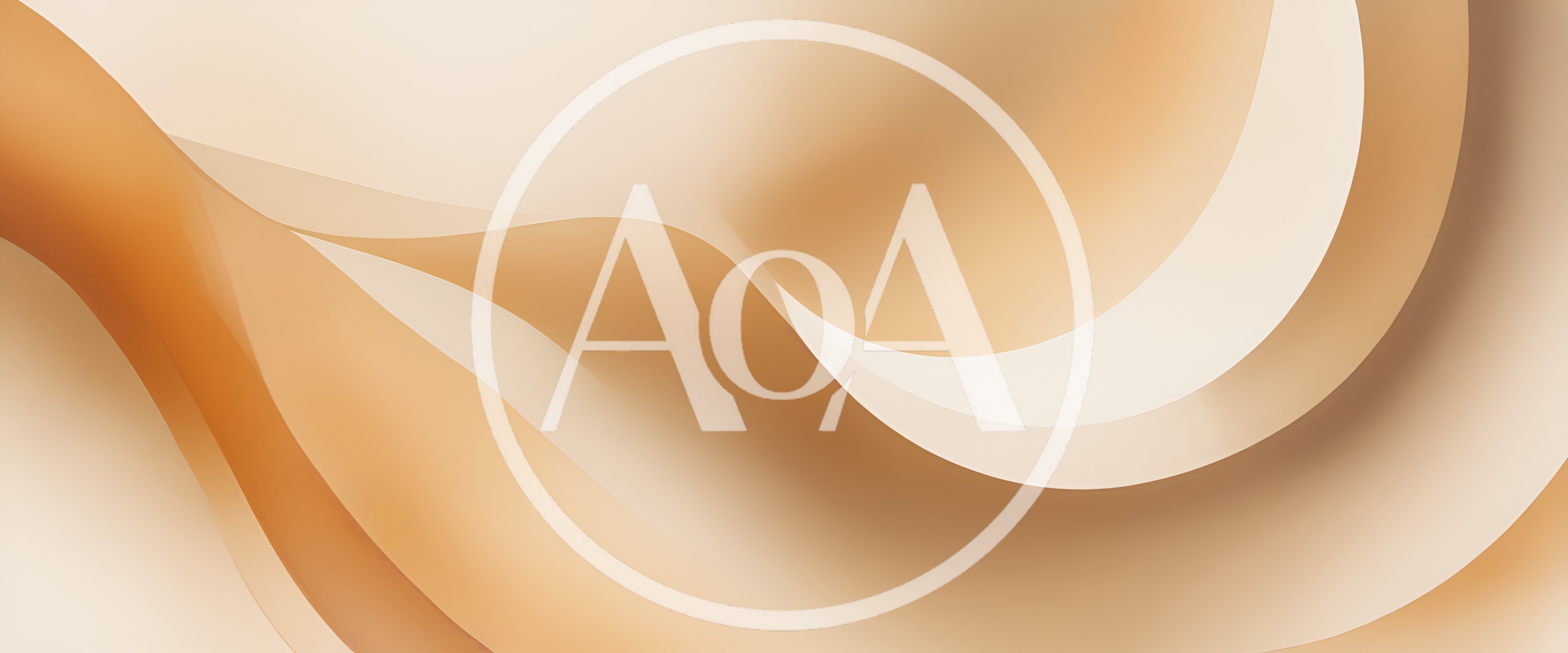 Abstract Beige And Gold Flowing Wave Background