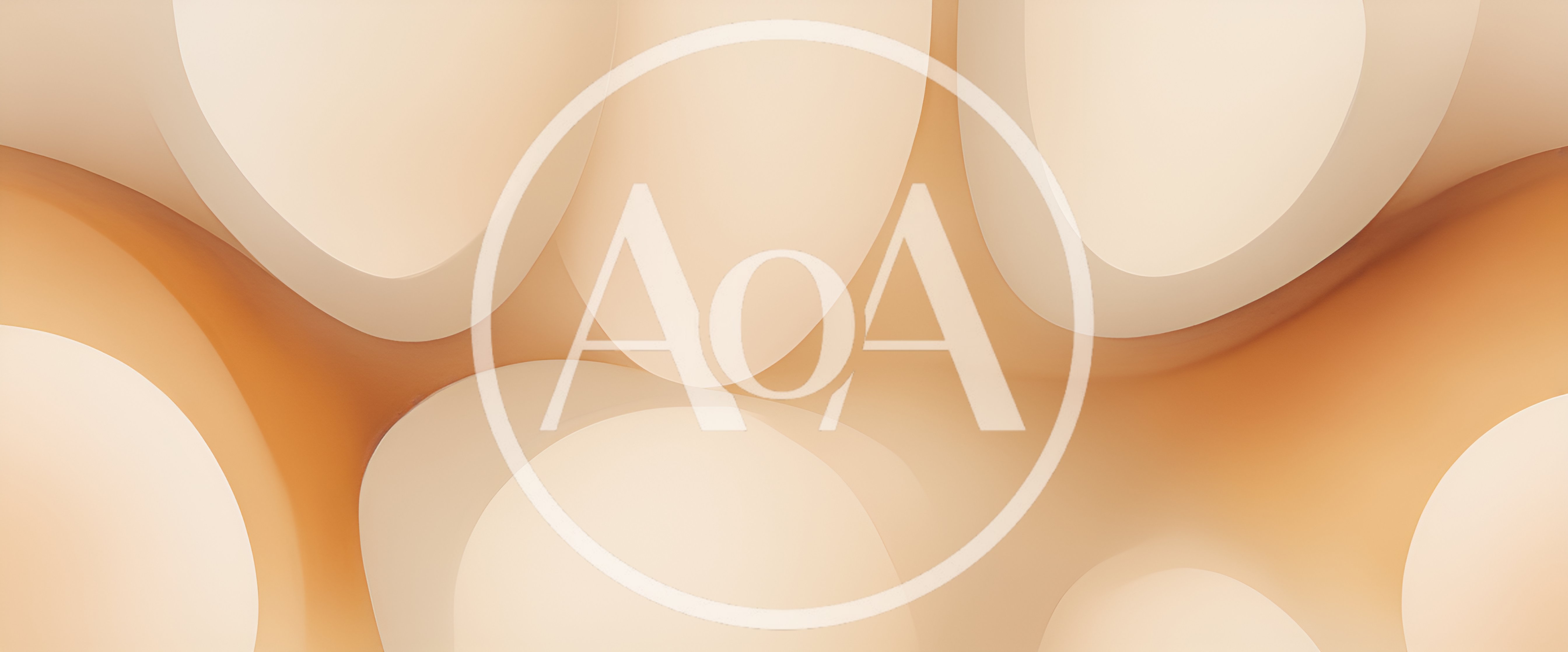 Abstract 3D Organic Shapes In Soft Beige Tones
