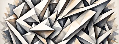 Abstract Geometric Paper Folded Texture Background