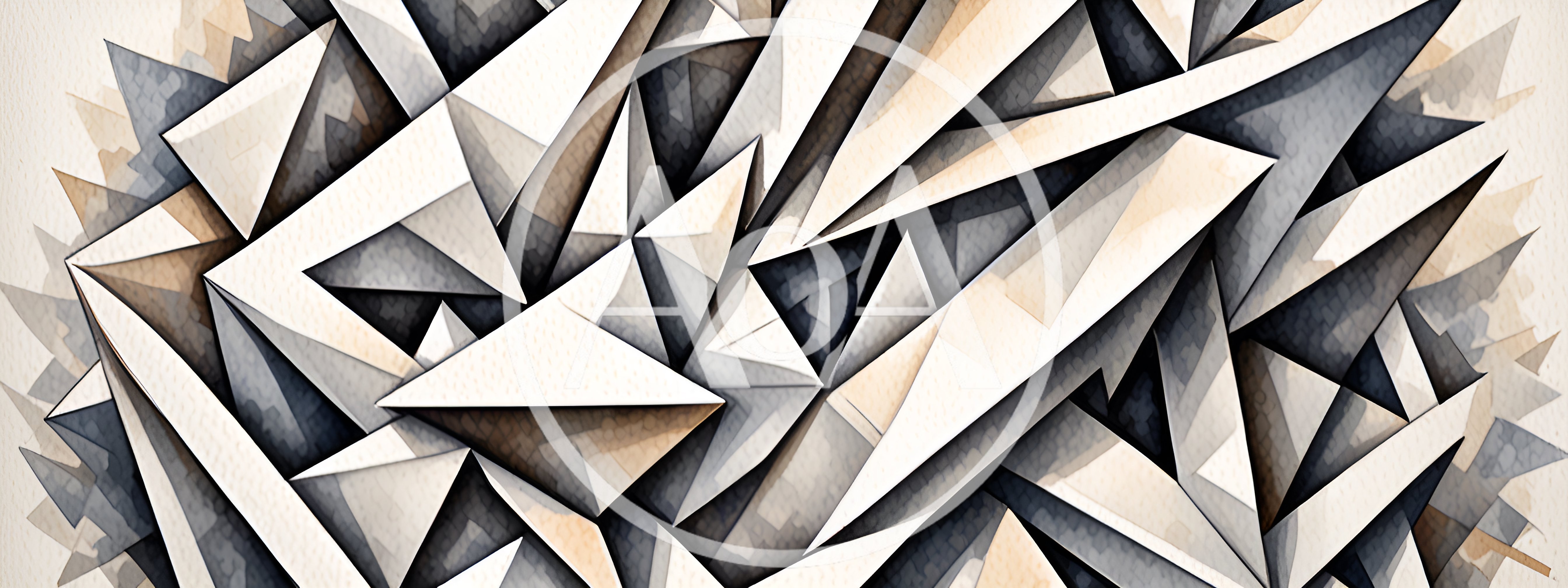 Abstract Geometric Paper Folded Texture Background