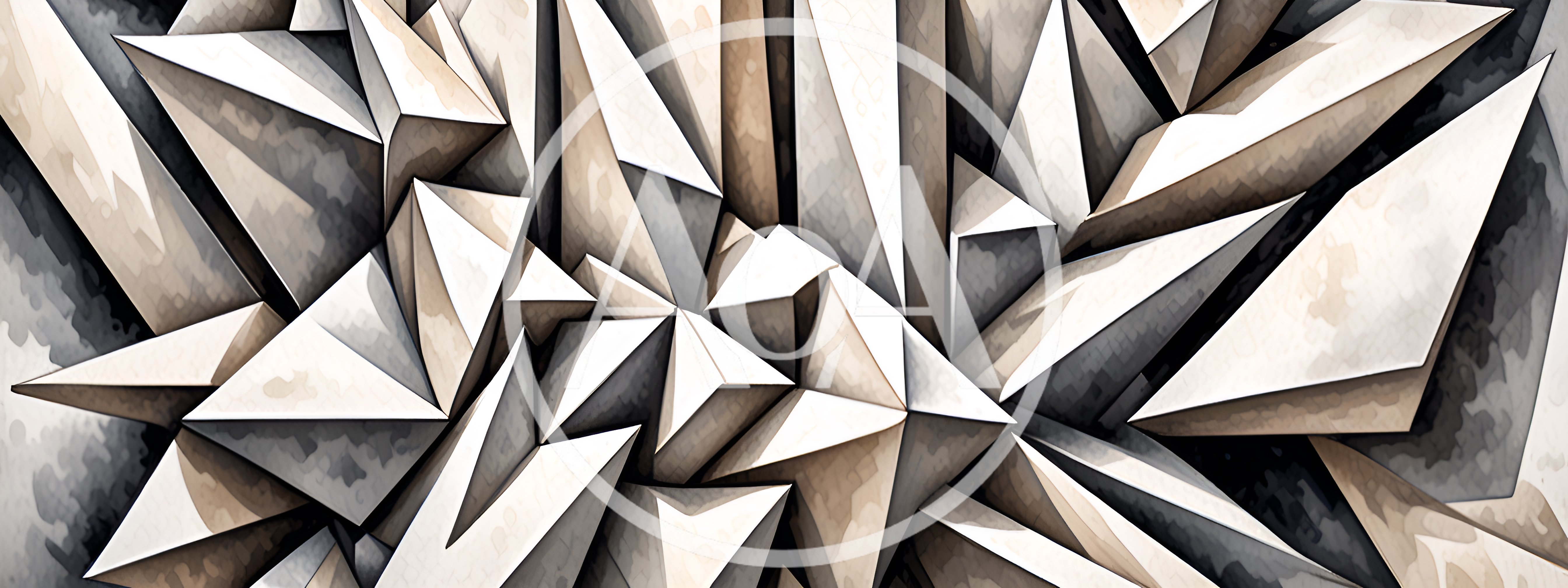 Abstract Geometric Crystal Structure Background