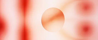 Abstract Gradient Background With Soft Red Circular Shapes