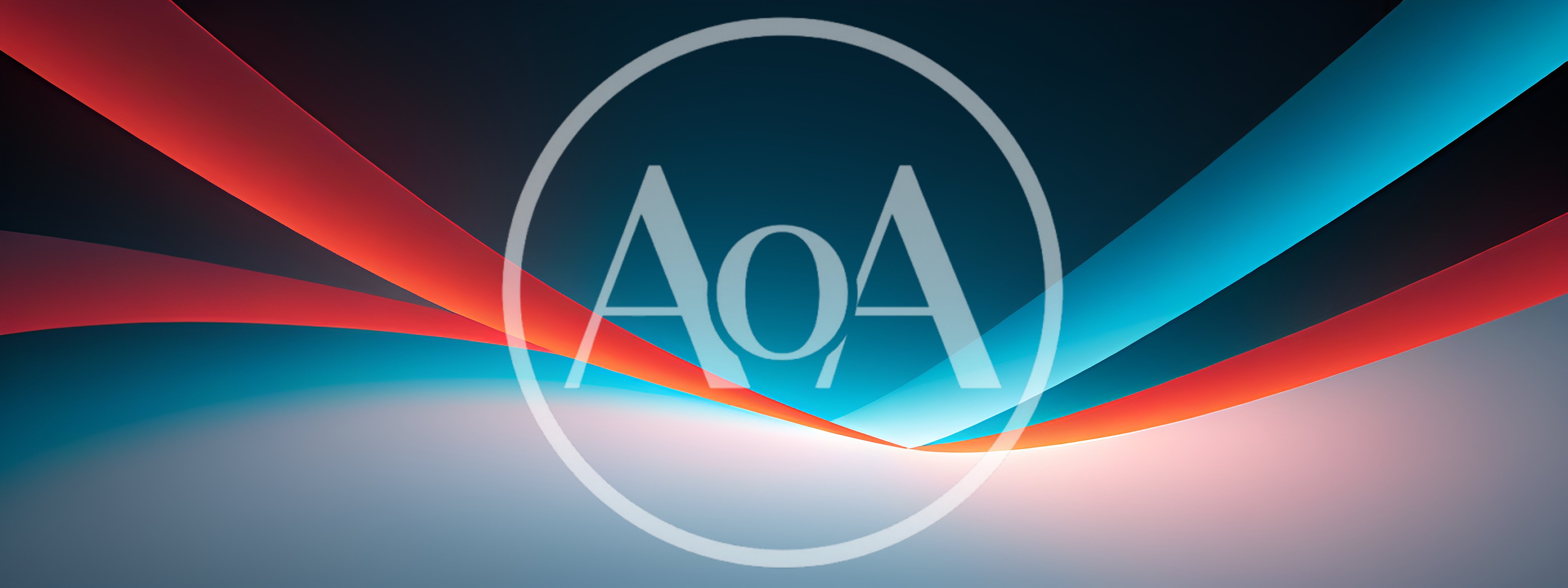 Abstract Background With Flowing Red And Blue Curves