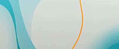 Abstract Background With Smooth Teal And Orange Curves