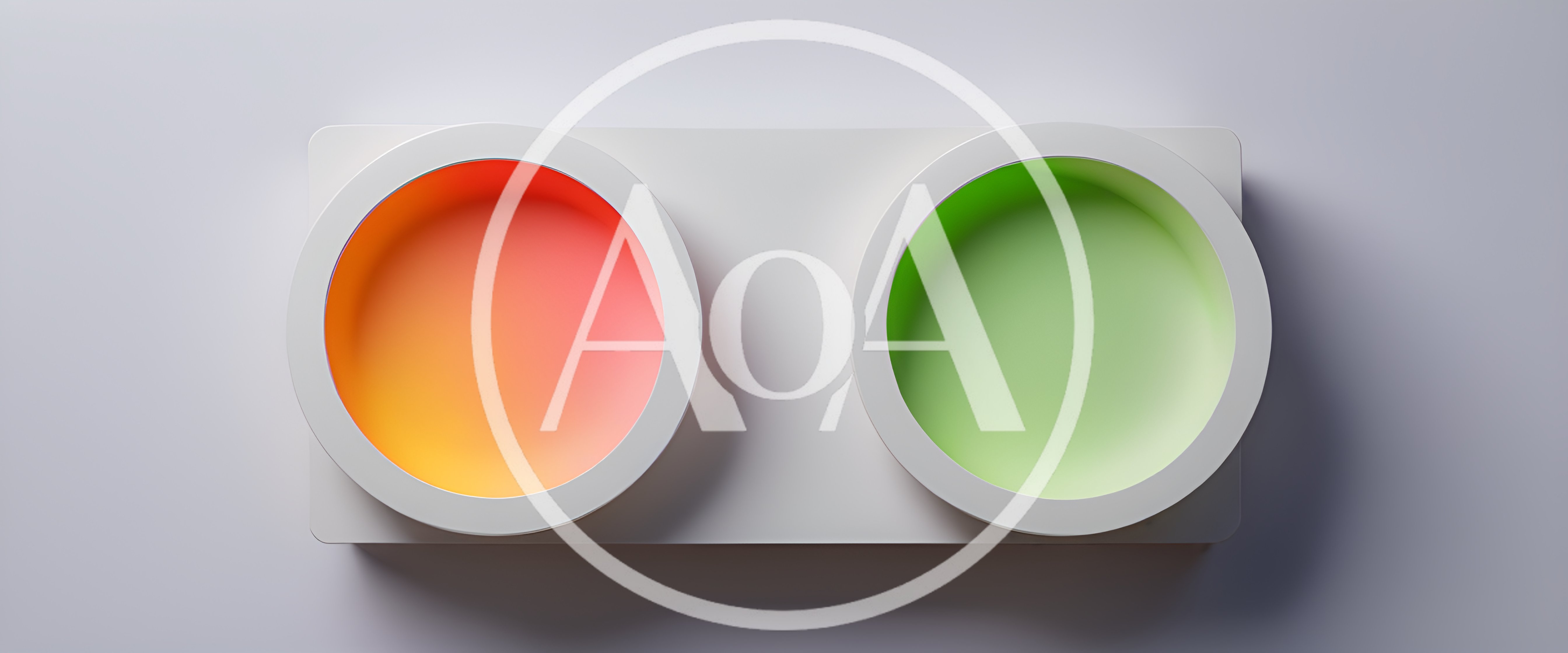 Two Circular Bowls With Gradient Lighting