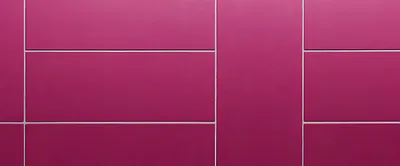 Modern Magenta Wall Panels With Geometric Seams