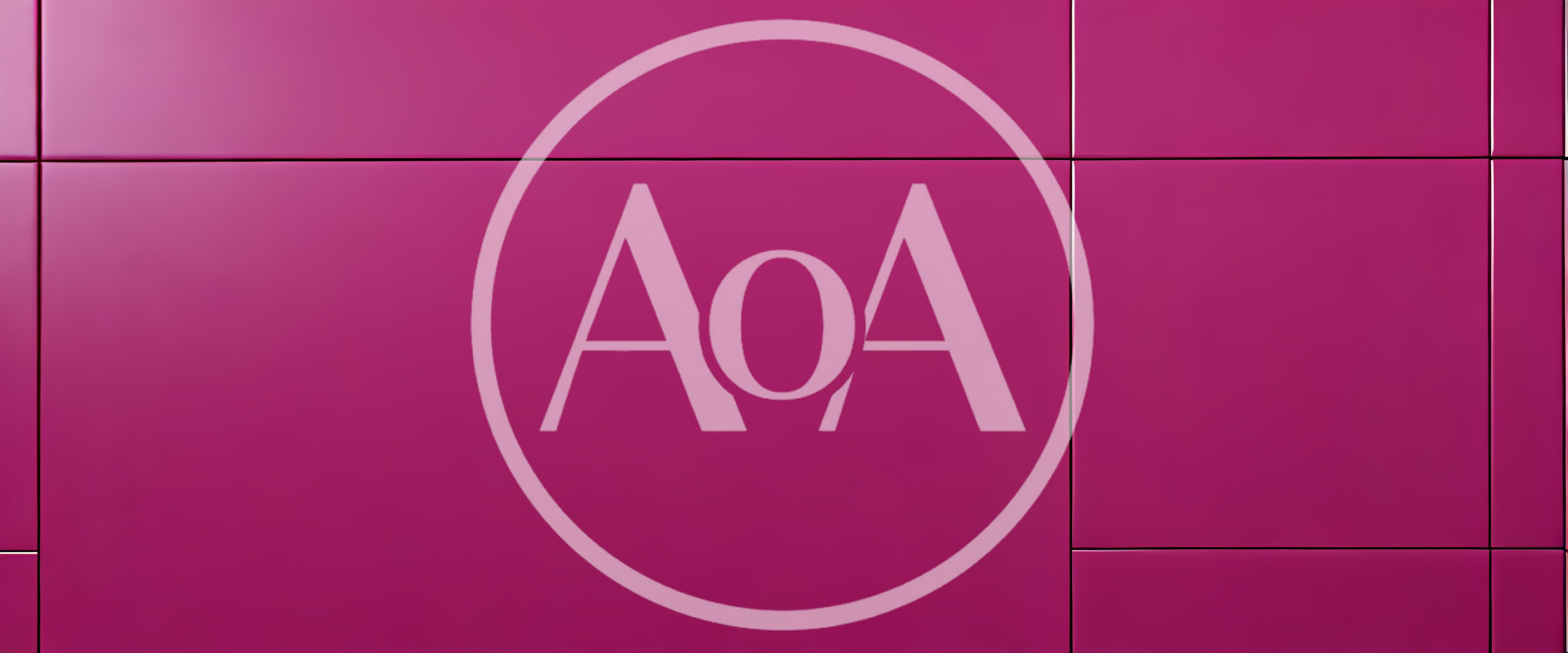Modern Magenta Wall Panels With Geometric Seams