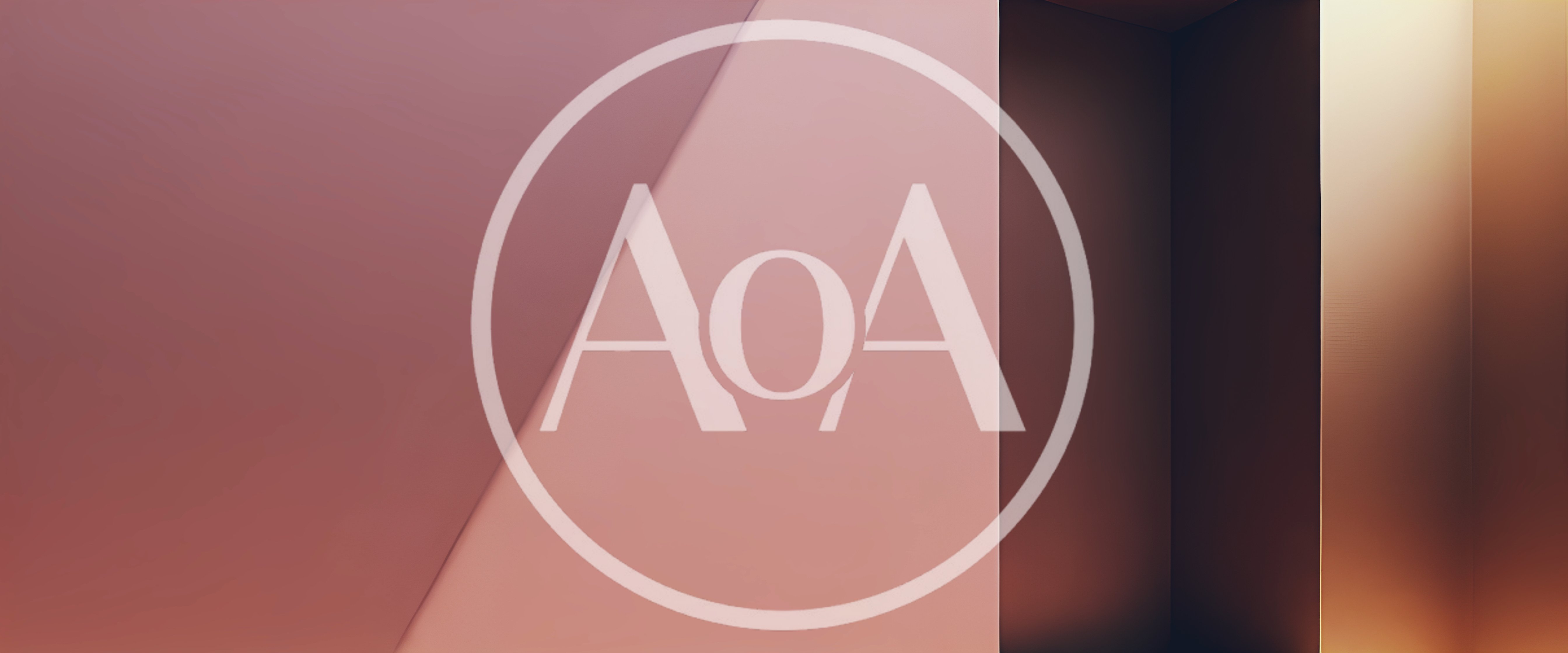 Abstract Geometric Background With Soft Pink And Bronze Tones