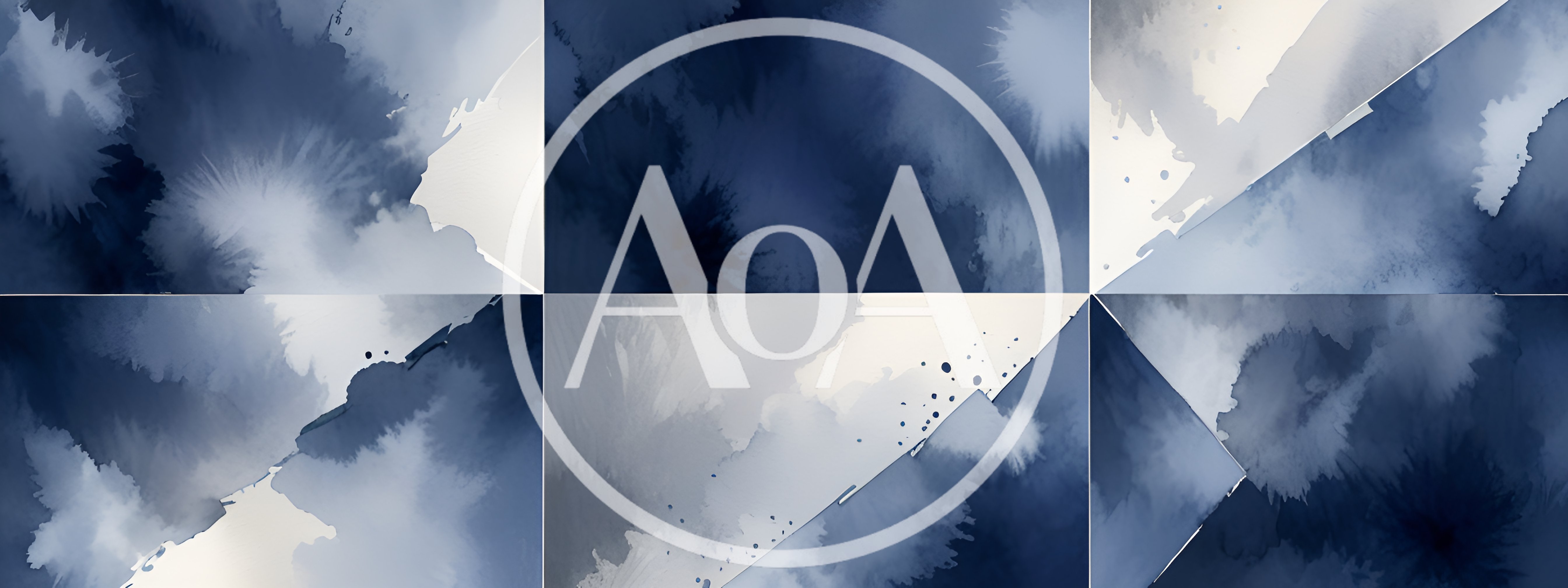 Abstract Navy Blue Watercolor Texture Background Grid