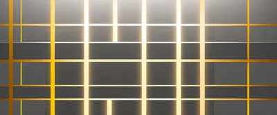 Abstract Geometric Background With Glowing Gold Lines