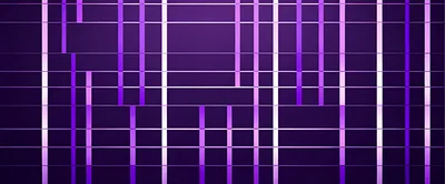 Abstract Purple Background With Glowing Vertical Light Bars