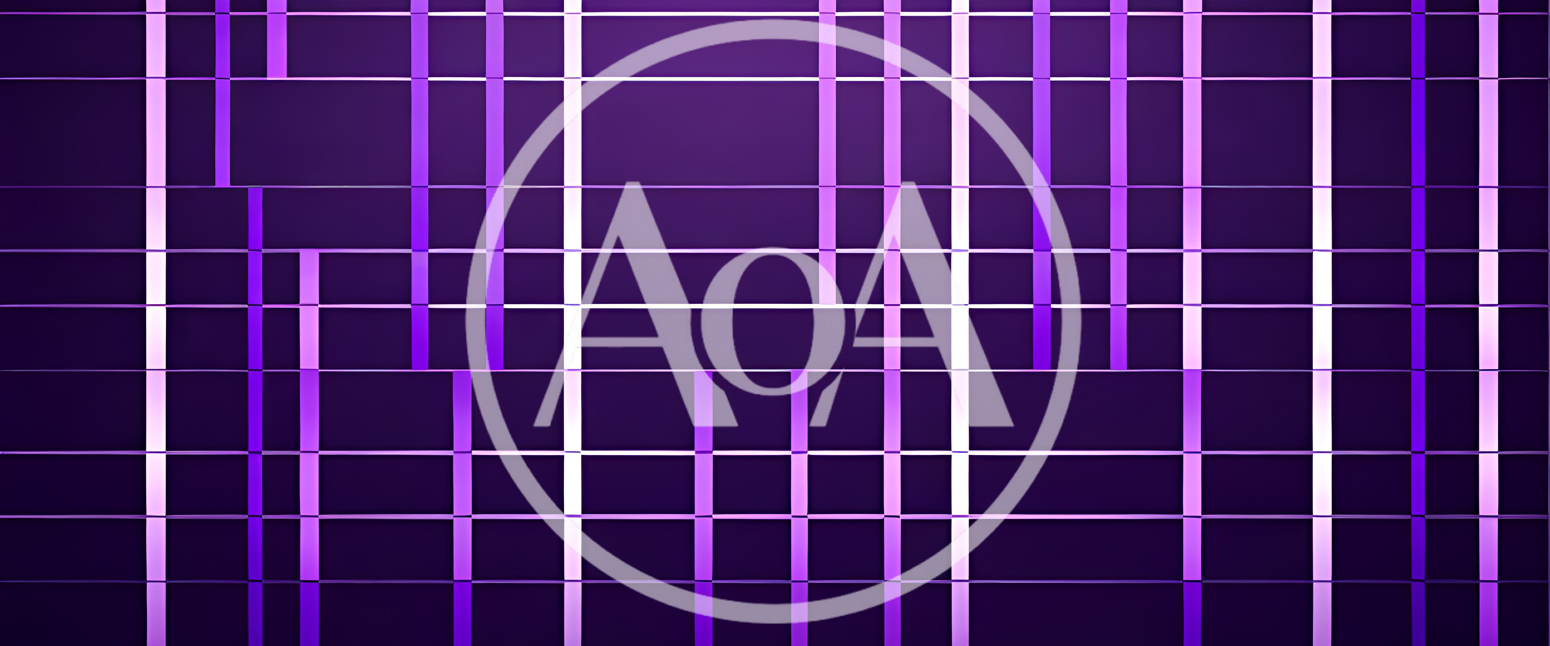 Abstract Purple Background With Glowing Vertical Light Bars