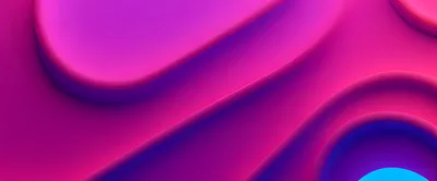 Abstract 3D Background With Pink And Purple Waves