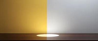 Split Screen Background With Warm And Cool Lighting