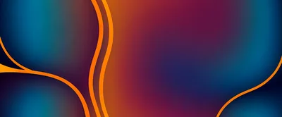 Abstract Background With Flowing Orange Lines