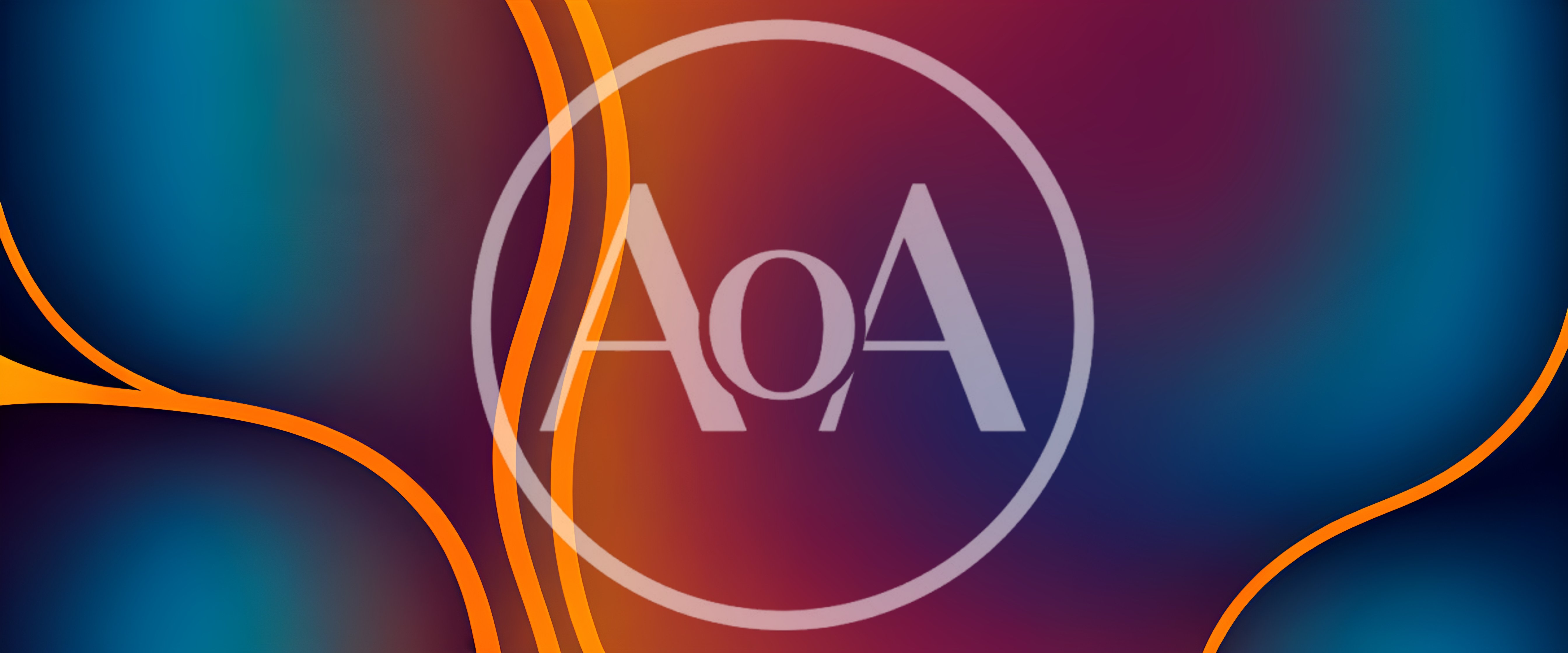 Abstract Background With Flowing Orange Lines