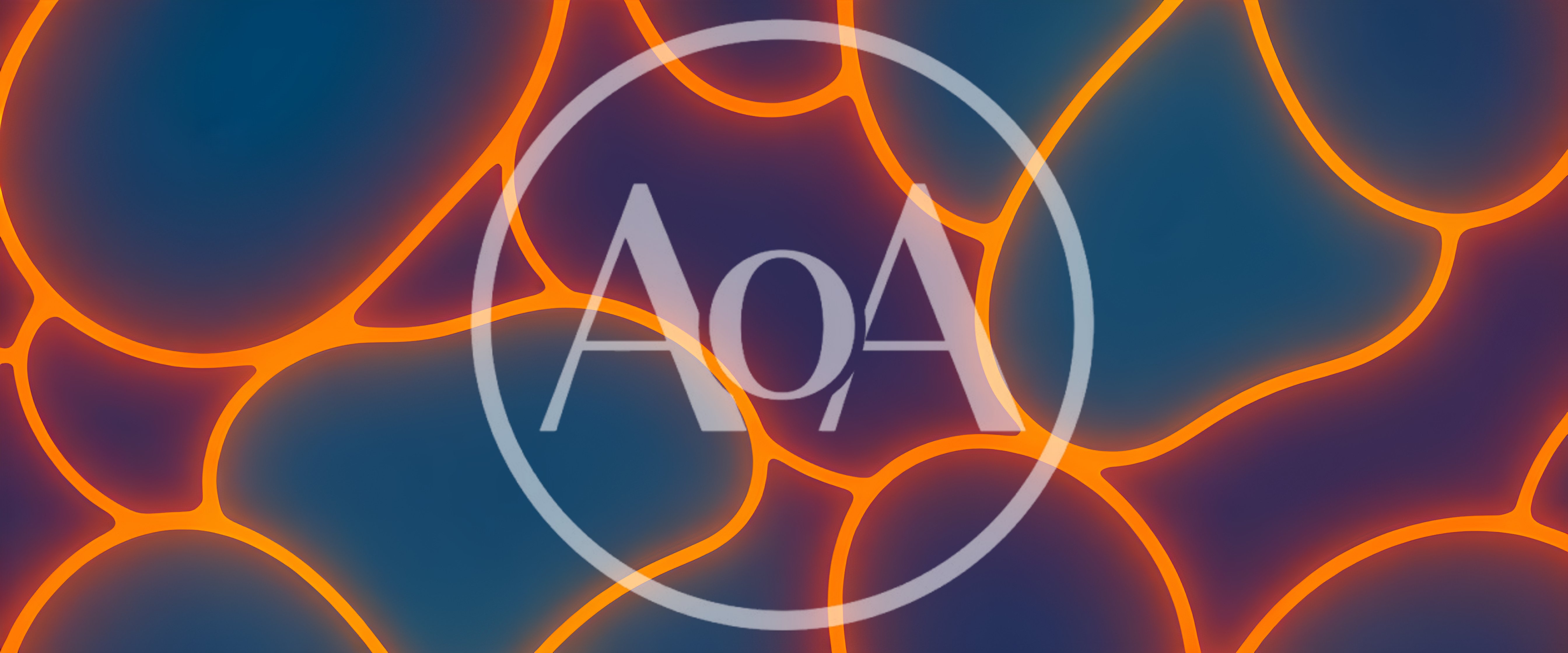 Abstract Glowing Orange Lava Flow Pattern