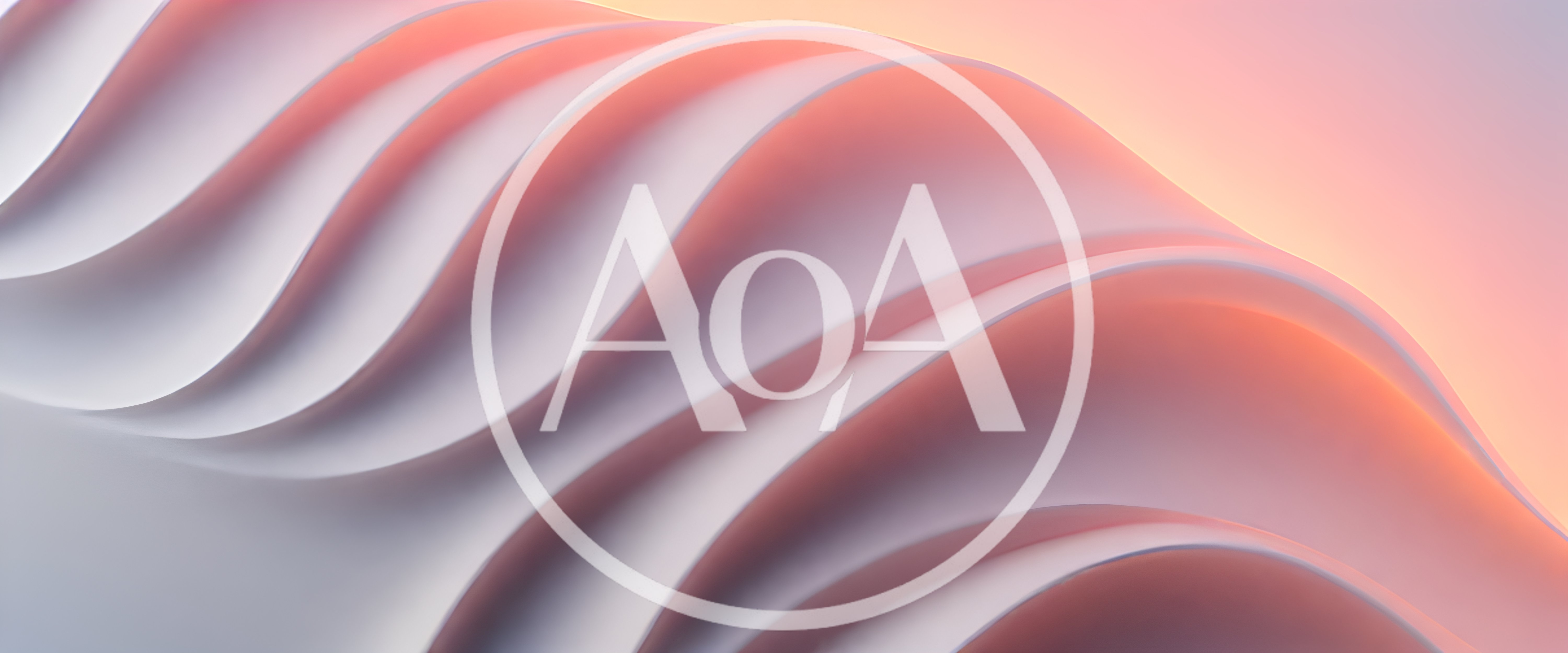 Abstract 3D Rendered Wavy Paper Layers
