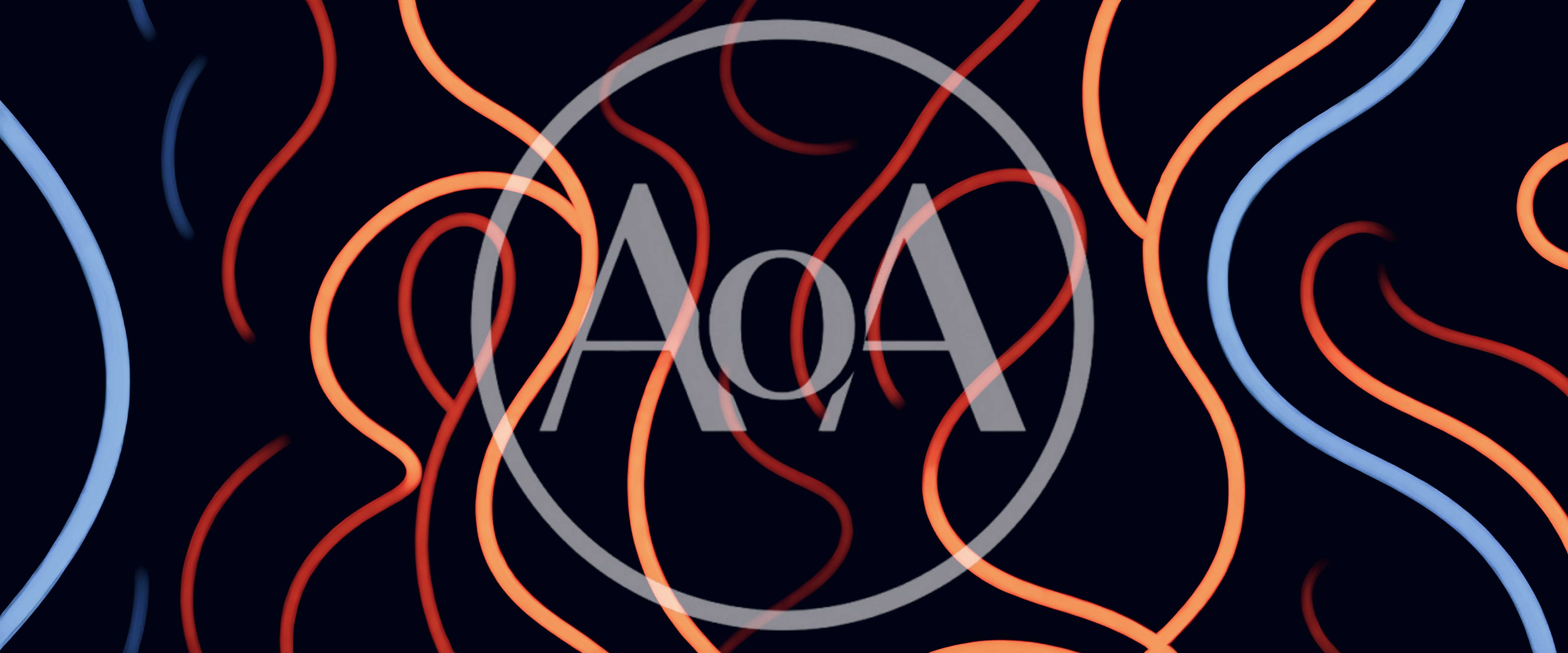 Abstract Glowing Neon Wavy Lines Background