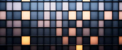 Abstract Background Of Glowing Square LED Panels
