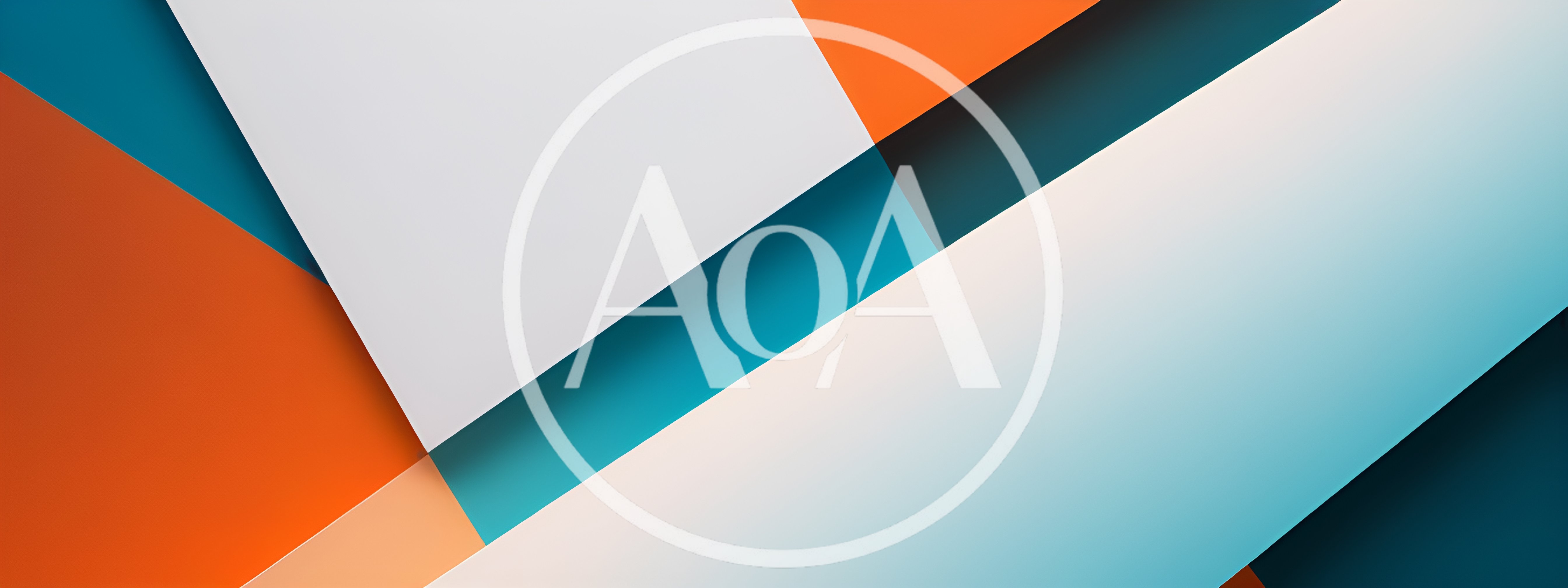 Abstract Geometric Background With Overlapping Colorful Layers