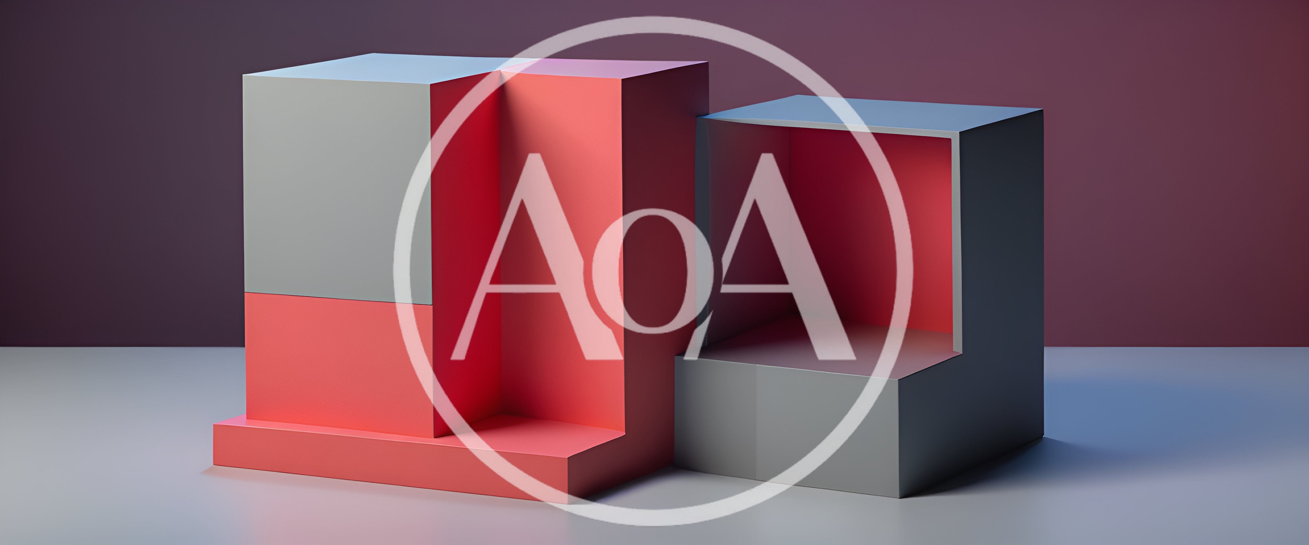 Abstract Geometric 3D Podium Display
