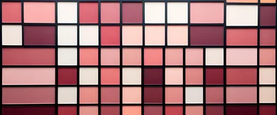 Makeup Palette With Various Shades Of Pink And Red