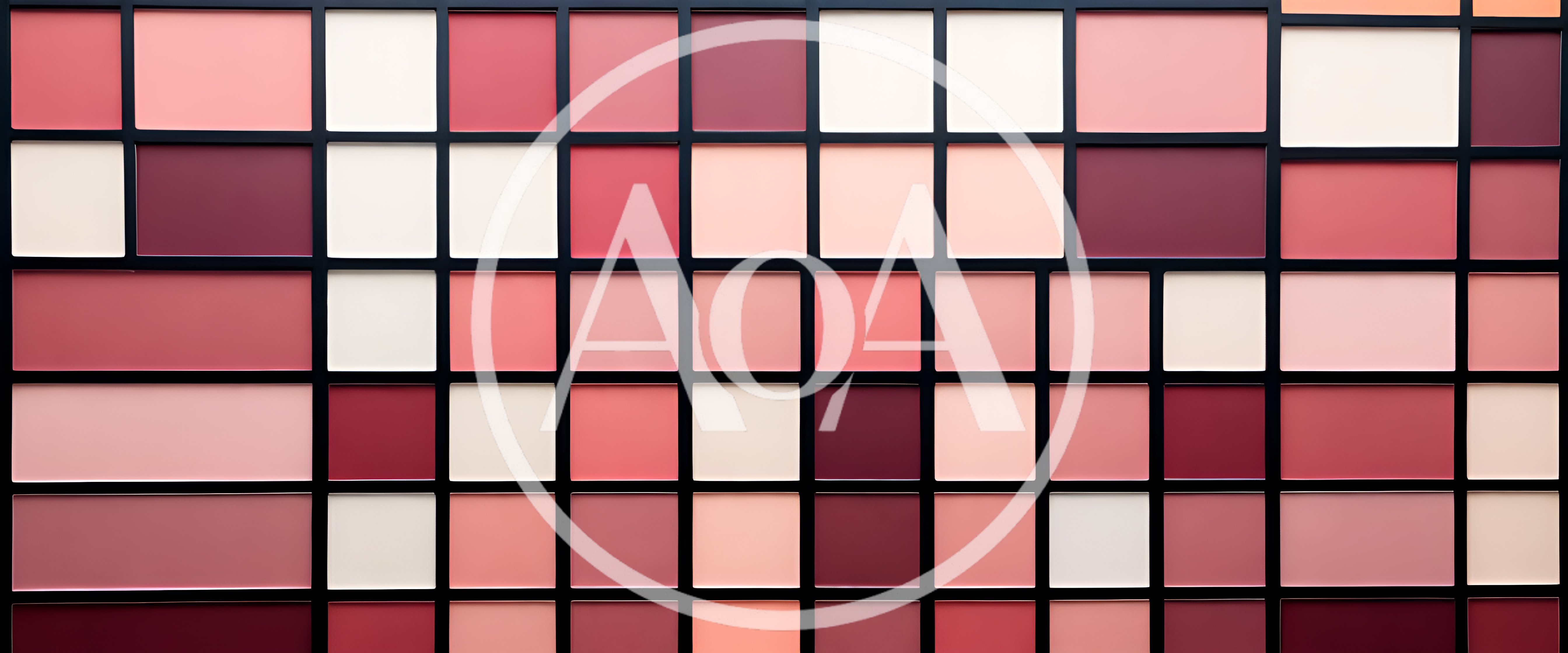 Makeup Palette With Various Shades Of Pink And Red