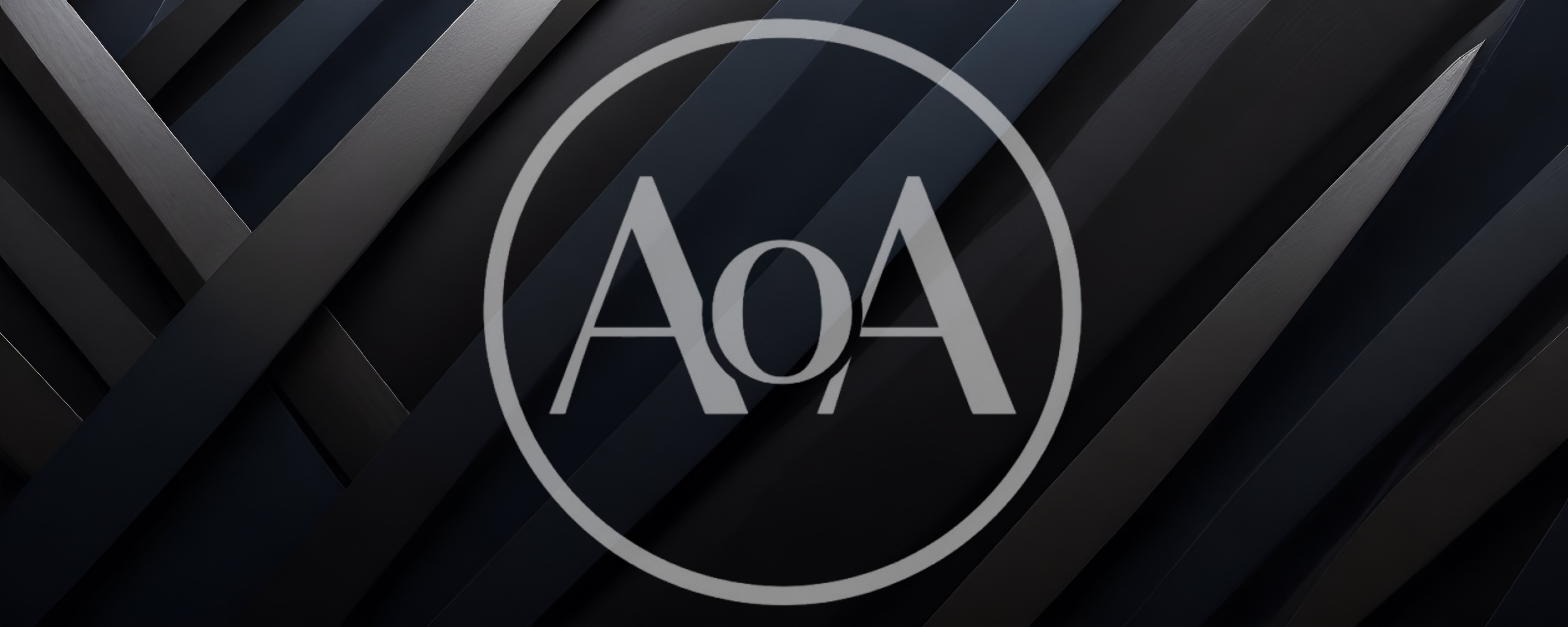 Abstract Dark Geometric Background With Diagonal Layers