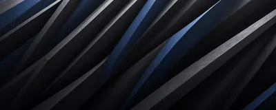 Abstract Geometric Architectural Structure With Sharp Angular Lines