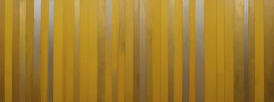 Vertical Yellow And Metallic Gold Painted Wooden Planks